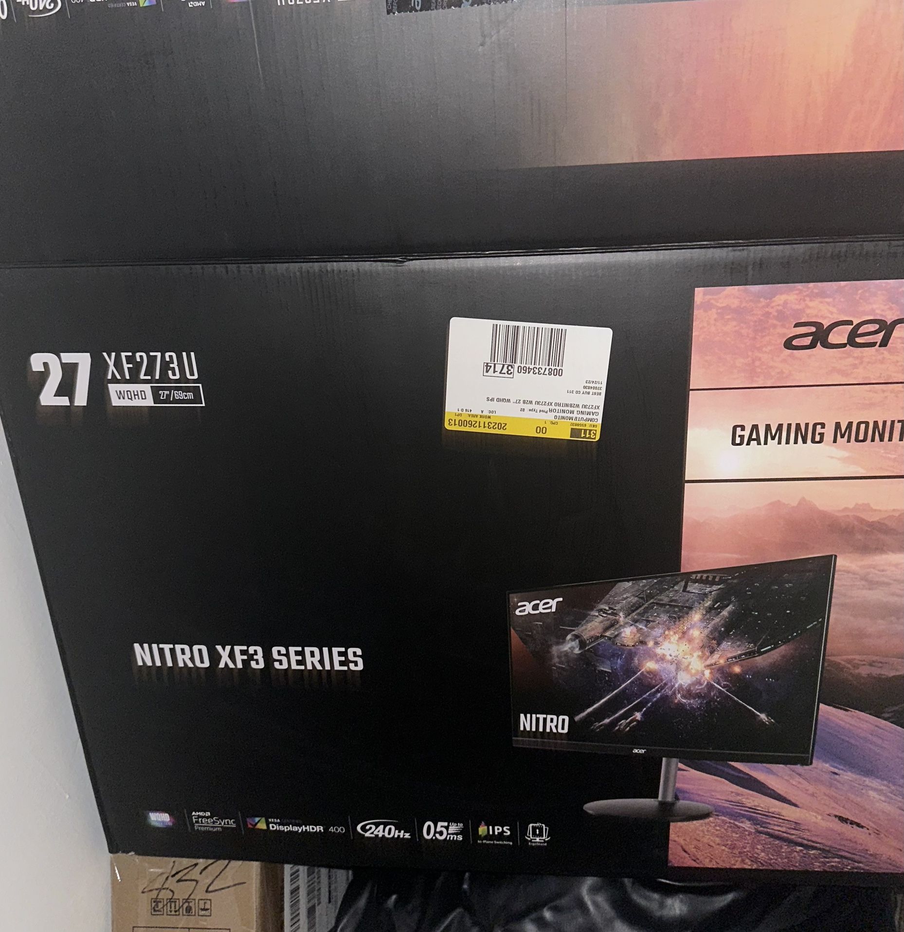 240hz monitor 27’