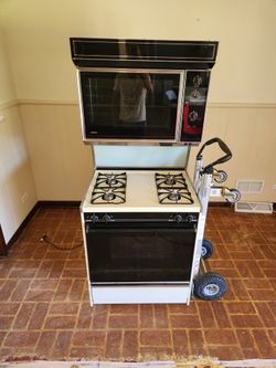 Vintage Tappan Gas Range & Over-Under Oven Combo – Super Clean! (As-Is)