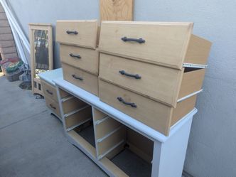 Dresser, Night Stand, Mirror - FREE