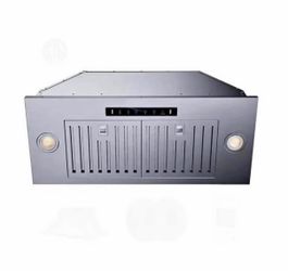 30 in. 900 CFM Convertible Ducted to Ductless Insert Range Hood in Stainless Steel with LED Lights and Gesture Control