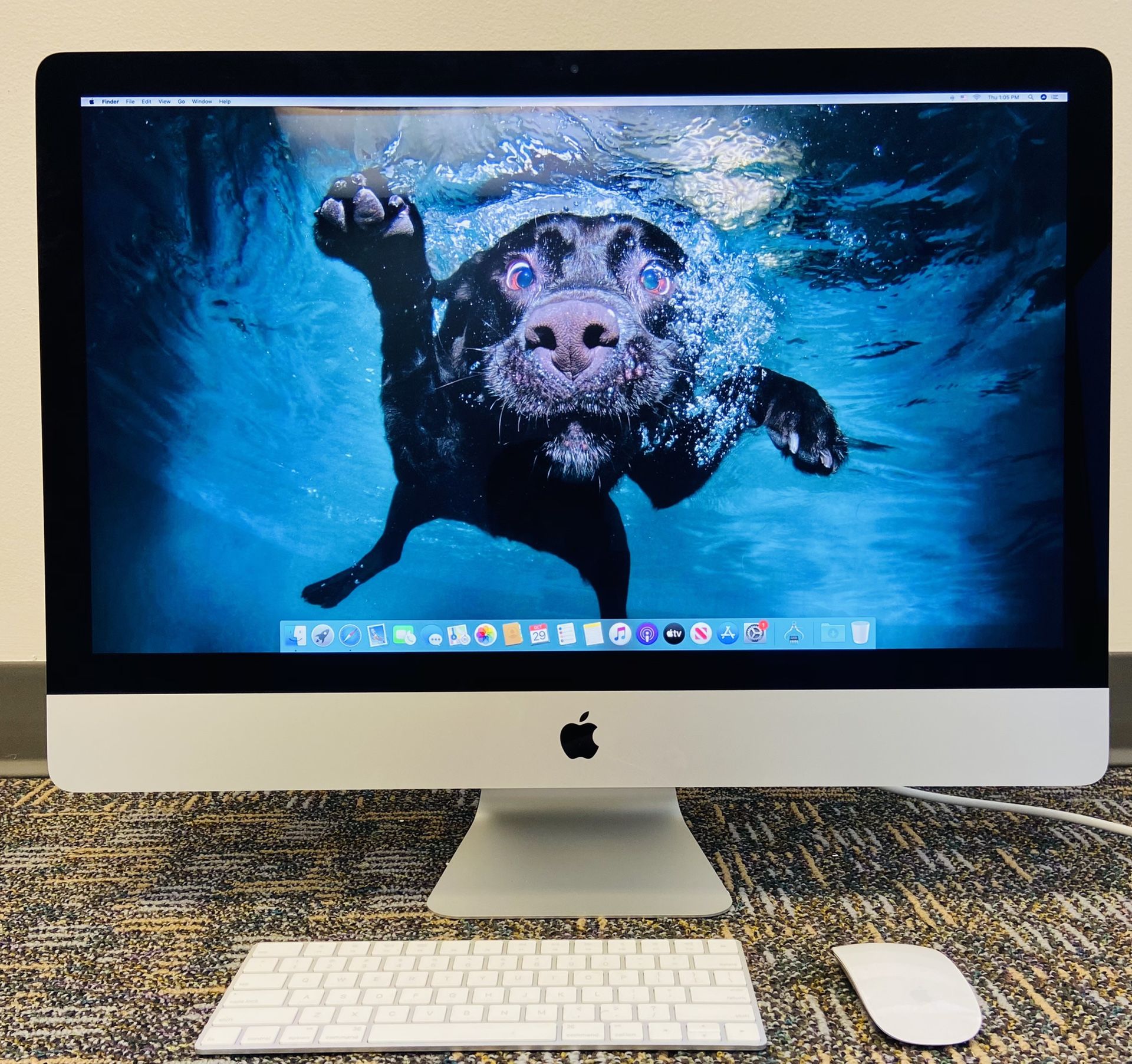 Apple iMac 27” Retina 5K (Late 2015 - 3.2GHz - Quad Core - i5 - 32GB - 1TB) w/ Box + Monitor