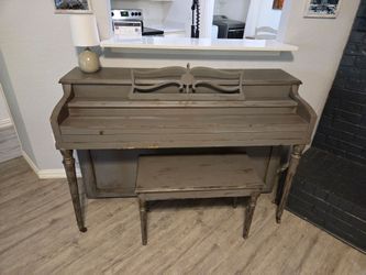 Upright Piano with Bench
