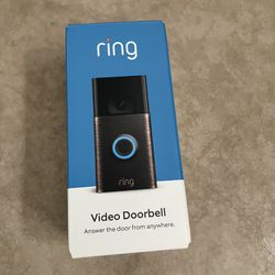 New Ring Video Doorbell
