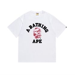 Pink Bape Tee Brand New Size Medium 