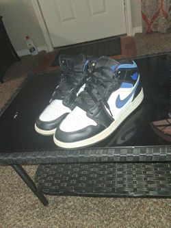 Nike Air Jordan 1 Retro Mid Racer Blue 7y
