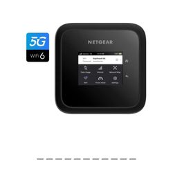 Nighthawk M6 5G WiFi 6 Mobile Hotspot Router, Unlocked, Up to 2.5Gbps