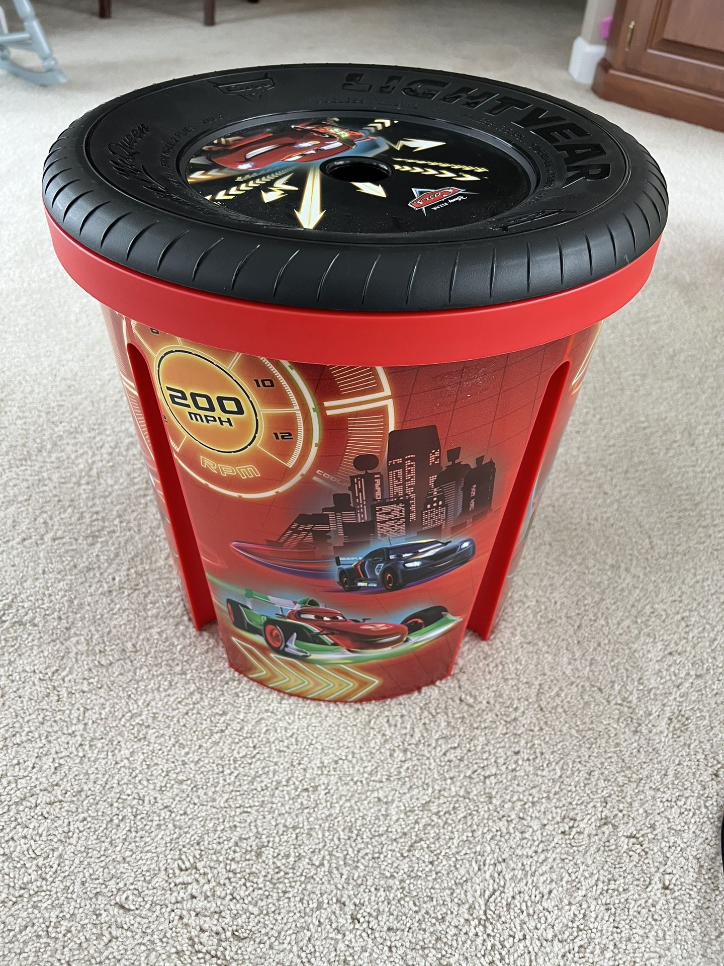 Disney Pixar Cars Storage Container - New