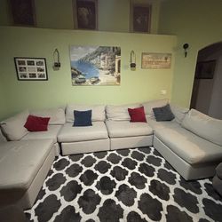 Basset modular sofa  with ottoman