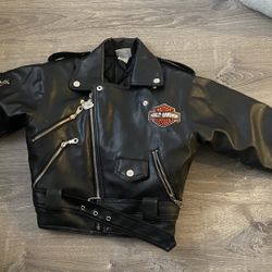 Harley Davidson Kids Leather Jacket - Retro