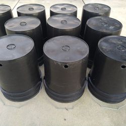 5gal Garden Bucket Pots