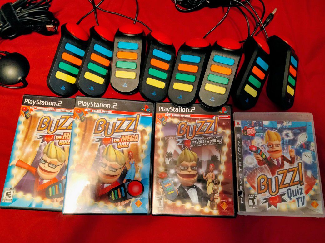 PS2 & PS3 Buzz Time Quiz Games 