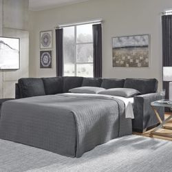 [SPECIAL] Altari Slate LAF Full Sleeper Sectional

