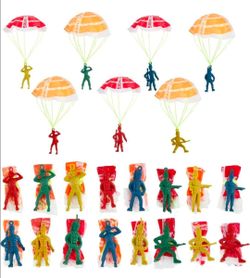 Toy Story 40pc Parachute Soldiers Toy Set – Assorted Colors, Kids Party Favors