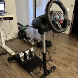 Logitech G29 with stand and shifter