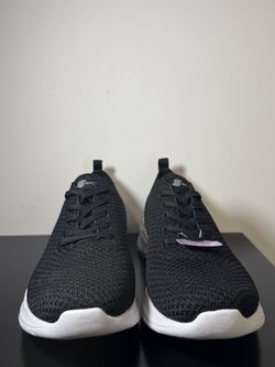 Skechers S Sport Knit Sneakers — Black/White
