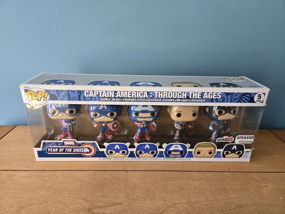 Captain America Funko Pop Figures 5 Pack