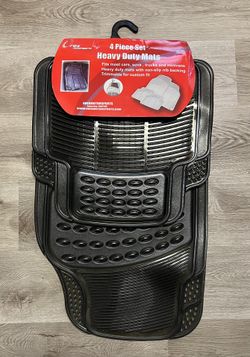 4 PC. Heavy Duty All Weather Floor Mats