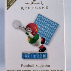 Hallmark Keepsake 2011 Football Superstar Christmas Tree Holiday Ornament 4038