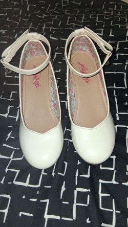 Jellypop Kids White Mary Jane Heels