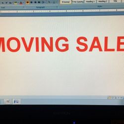 Moving Sale