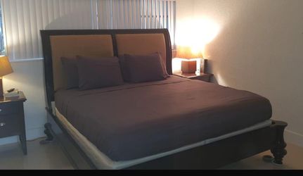 King size bed frame