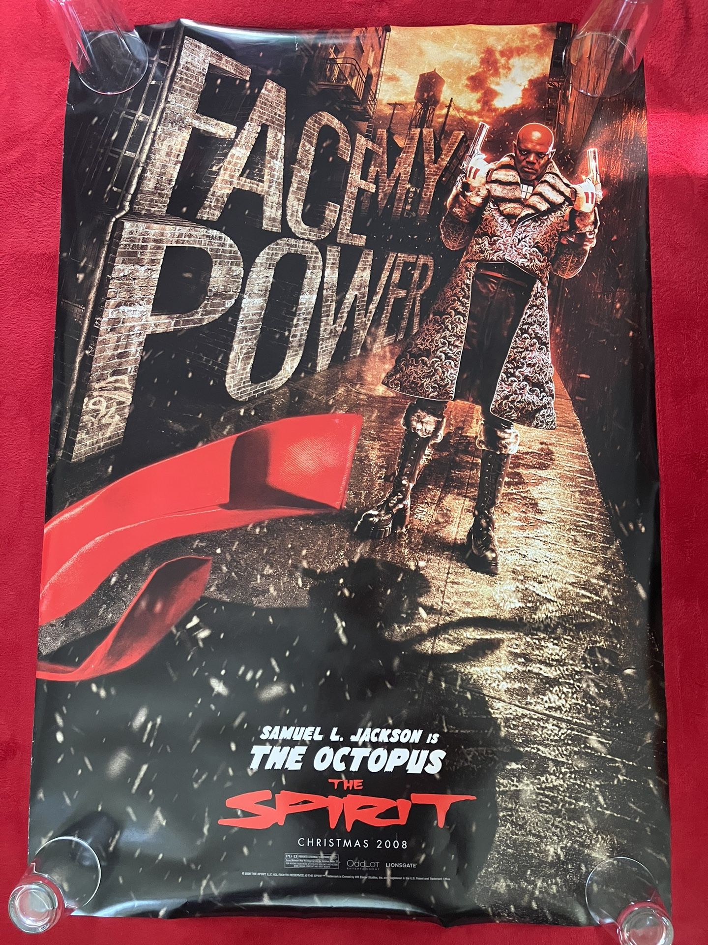 THE SPIRIT 2008 DOUBLE SIDED ORIGINAL MOVIE POSTER 27" x 40" ‼️ Zooming Pictures For Details ‼️ Price Is FIRM