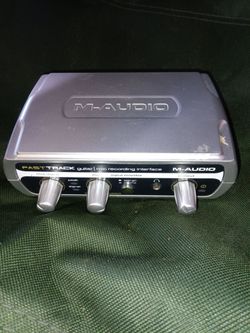 M-Audio Fast Track USB Guitar Mic Recording Audio Interface - Unit Only