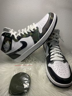 Nike Air Jordan 1 High Golf "Camo/White" DQ0660-300 Men's Sneakers New [US 10.5]