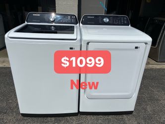 Samsung top load washer and dryer