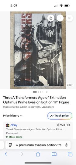 TRANSFORMERS EVASION EDITION 