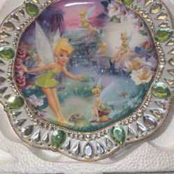 Bradford tinker bell Disney Plate! With Certification 