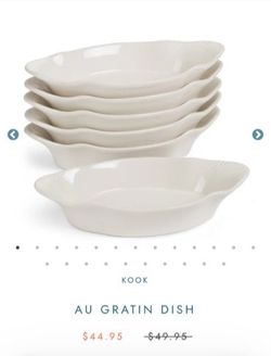 AU gratin dish