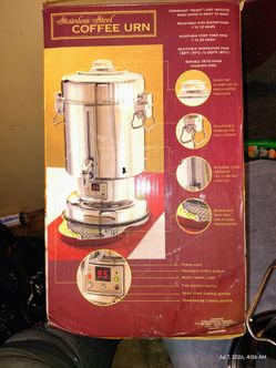 Stainless steel coffee maker