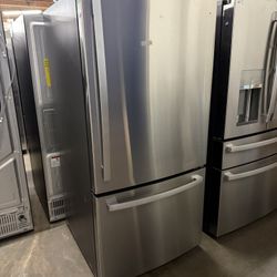 GE Single Door Bottom Freezer Refrigerator