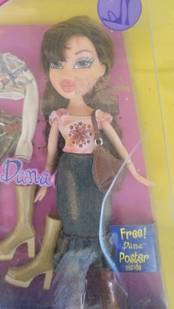 2003 Bratz The Style It Fashion Collection DANA Doll New in damaged box Boots Shoes Clothes
