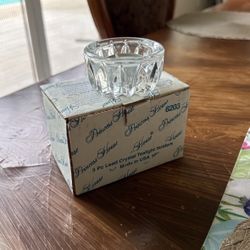 Princess House Crystal Tea lights Holders 