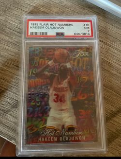 1995 flair hot numbers Hakeem