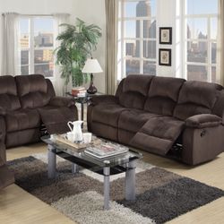 Recliner Sofa And Loveseat Set Brand New