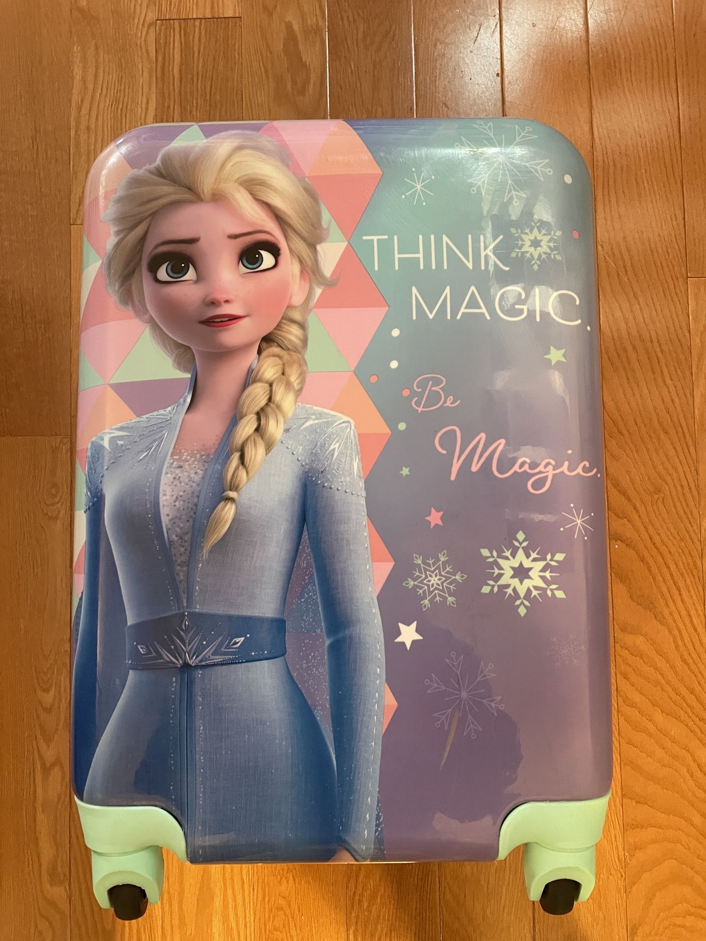 Disney Frozen Elsa Suitcase Luggage Roll-Aboard Cary-On Spinner