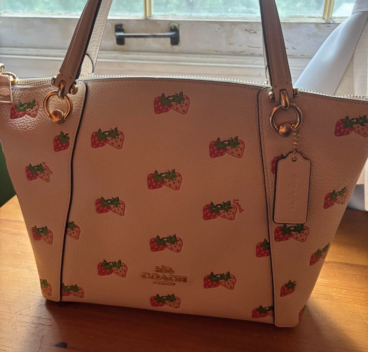 Coach Strawberry Molly Tote