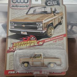 AUTO WORLD HDC WEEKEND OF WHEELS 1983 CHEVROLET SILVERADO LOWRIDER GOLD