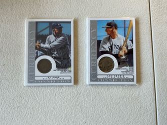 2003 Topps Baseball Currency Connection Ty Cobb & Lou Gehrig