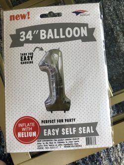 Balloon numbers in gold silver and rose gold