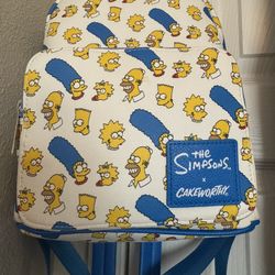 The Simpsons X Cakeworthy Backpack Purse