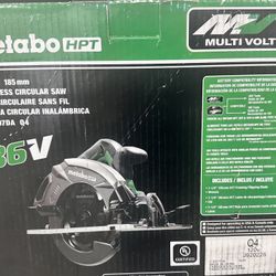 BRAND NEW - Metabo HPT  MultiVolt 36-volt 7-1/4-in Brushless Hybrid Capable  Circular saw 