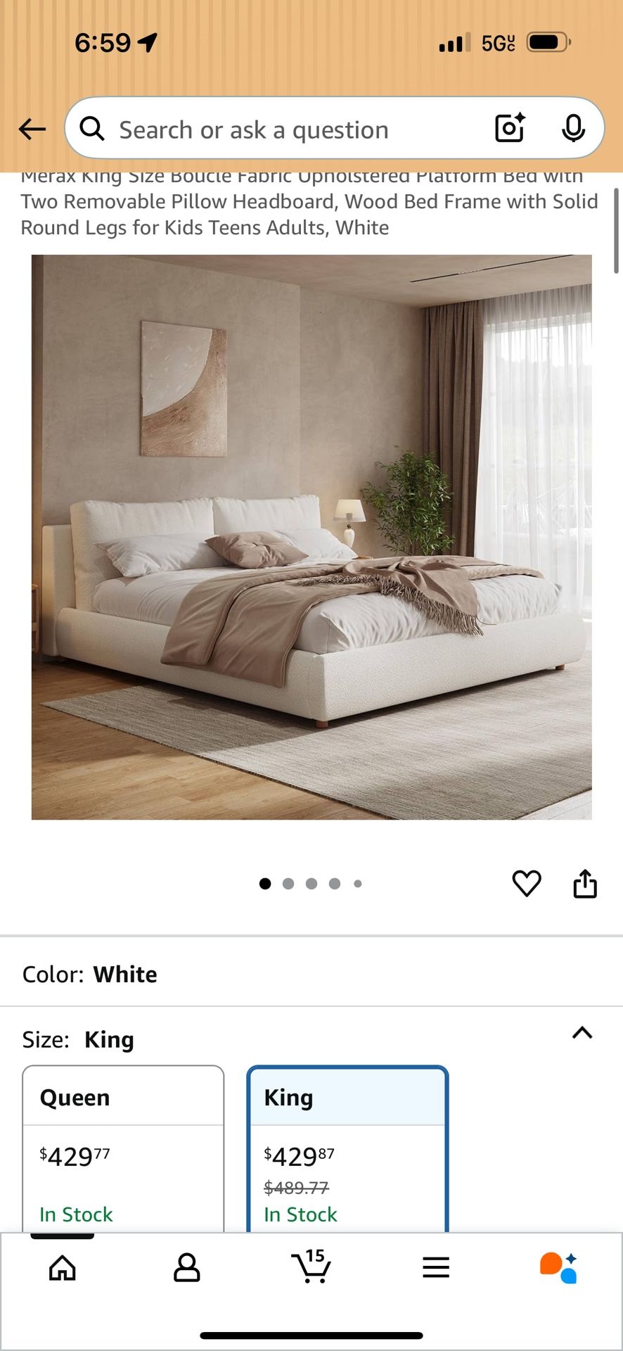 King Bed Frame