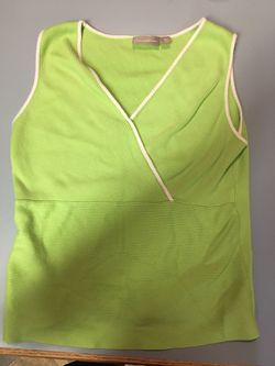 Lime green croft & barrow sweater vest