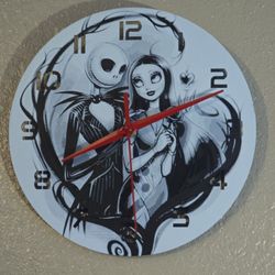 Halloween Jack Skellington Clock
