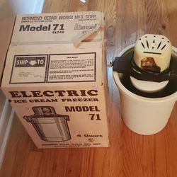 Electric Ice Cream Maker
