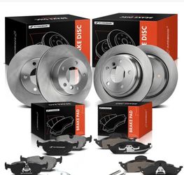 BMW 5 series E39 Brake rotors and pads F+R